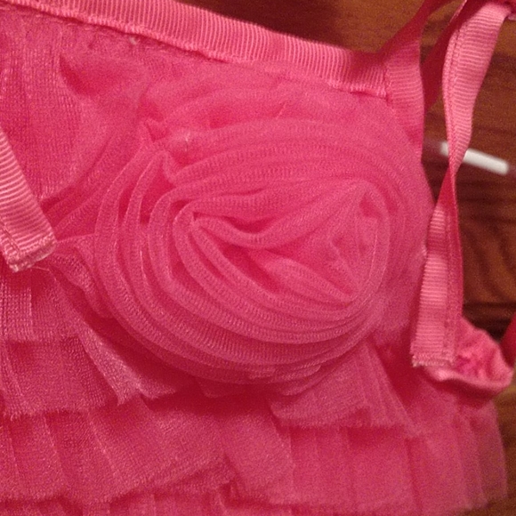 Toddlers/Babies Pink Chiffon 1 piece Outfit - Picture 4 of 10